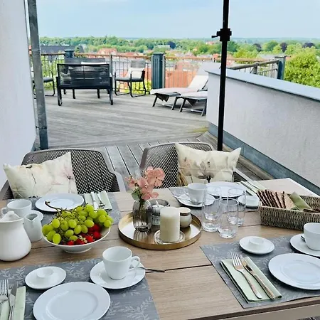 Fewozauber - Penthouse Weitsicht, 180qm, Neu, Best-lage, Riesen-dachterrasse