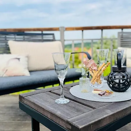 Fewozauber - Penthouse Weitsicht, 180qm, Neu, Best-lage, Riesen-dachterrasse 아파트 *