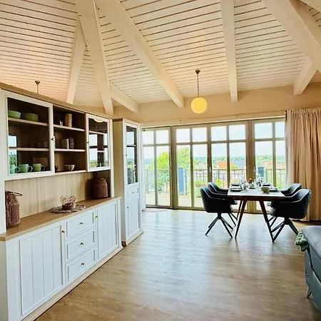 Fewozauber - Penthouse Weitsicht, 180qm, Neu, Best-lage, Riesen-dachterrasse 바트 도베란