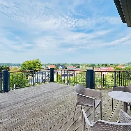 아파트 Fewozauber - Penthouse Weitsicht, 180qm, Neu, Best-lage, Riesen-dachterrasse